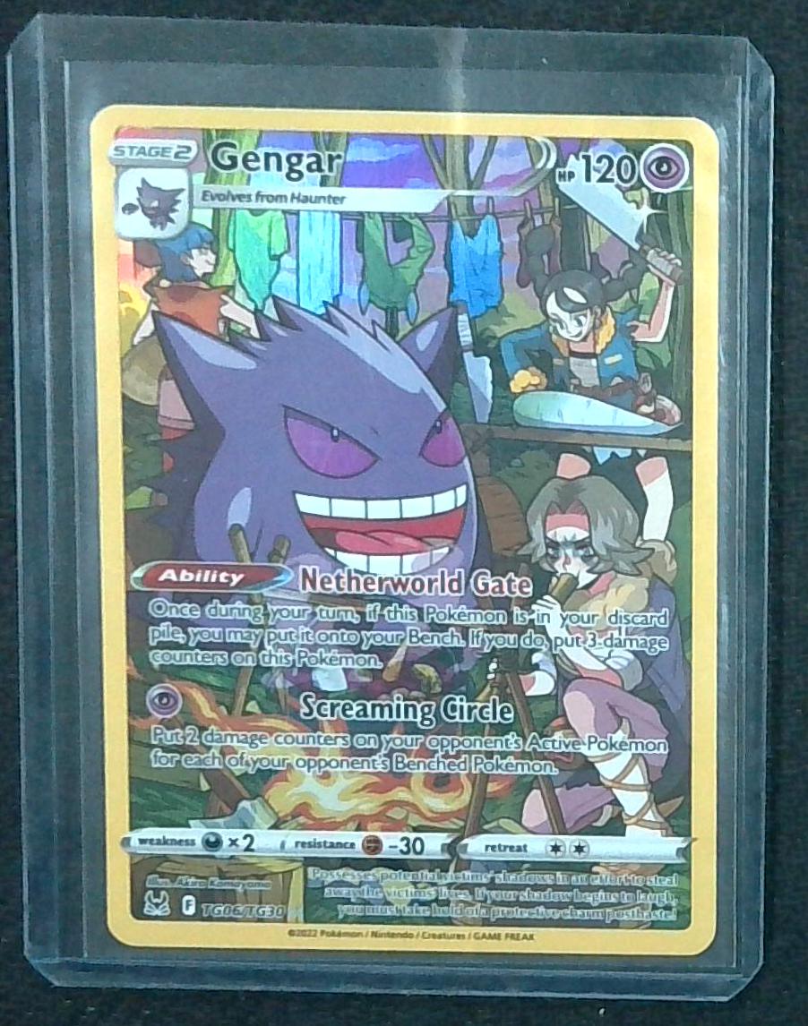 Gengar TG06/TG30 Card Lost Origin Trainer Gallery Holo Sword & Shield –  Great American Sports Cards