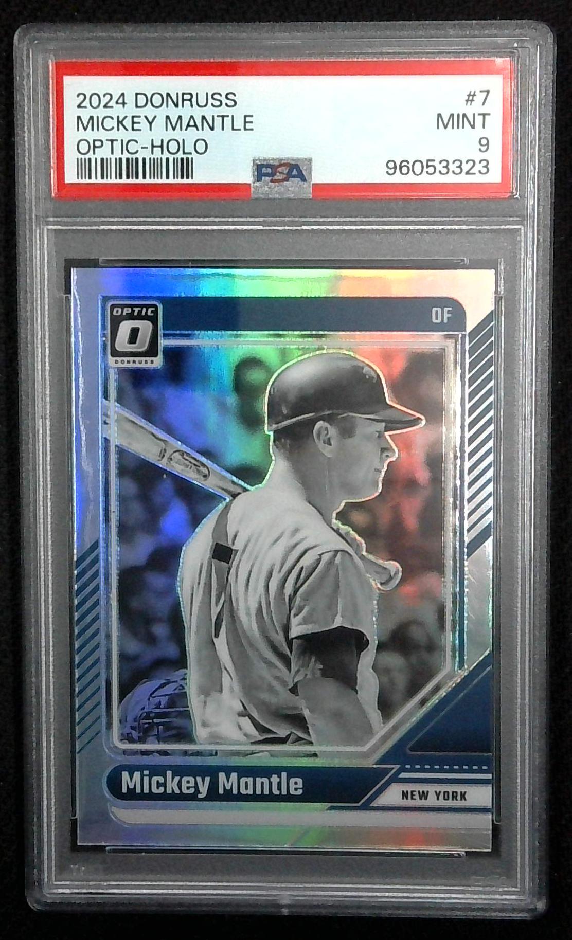 2024 Donruss Optic Holo Mickey Mantle Yankees PSA 9