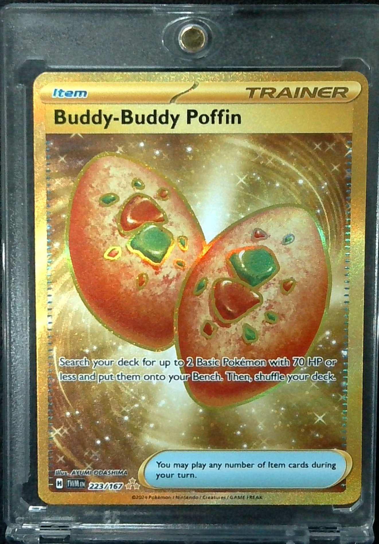 Pokemon TCG Buddy-Buddy Poffin Trainer 223/167 Great American Sports Cards Pokemon TCG Buddy-Buddy Poffin Trainer 223/167 Great American Sports Cards