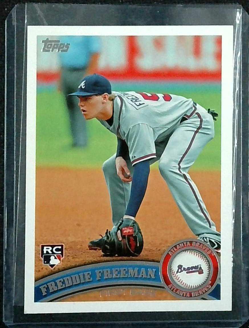 2011 Topps - #145 Freddie Freeman (RC) Rookie Card