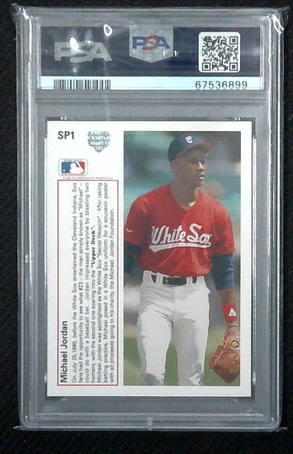 1991 UPPER DECK #SP1 MICHAEL JORDAN PSA 8