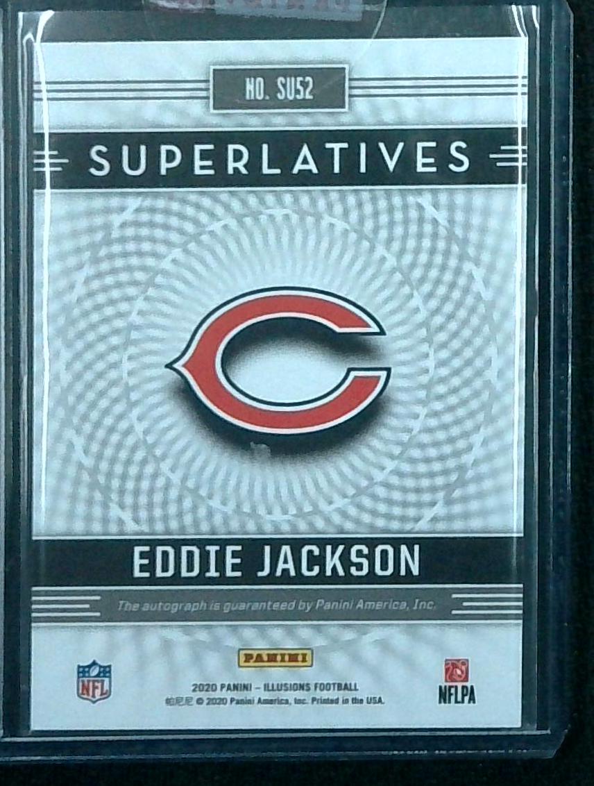 2020 Panini Illusions Eddie Jackson Superlatives Auto /25