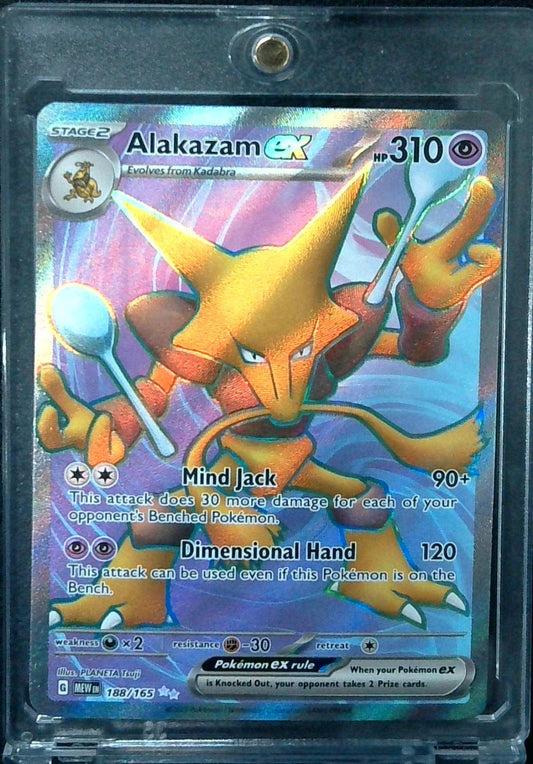 Pokemon TCG Alakazam EX 188/165