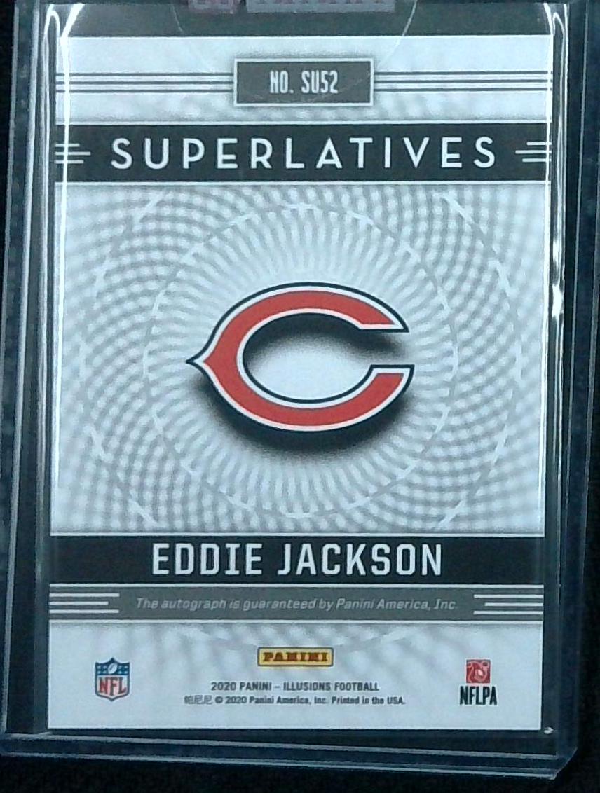 2020 Panini Illusions Eddie Jackson Superlatives Auto /75