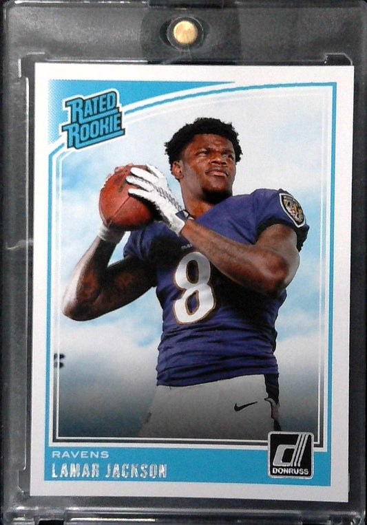 2018 Panini Donruss Lamar Jackson Rated Rookie #317 RC Baltimore Ravens