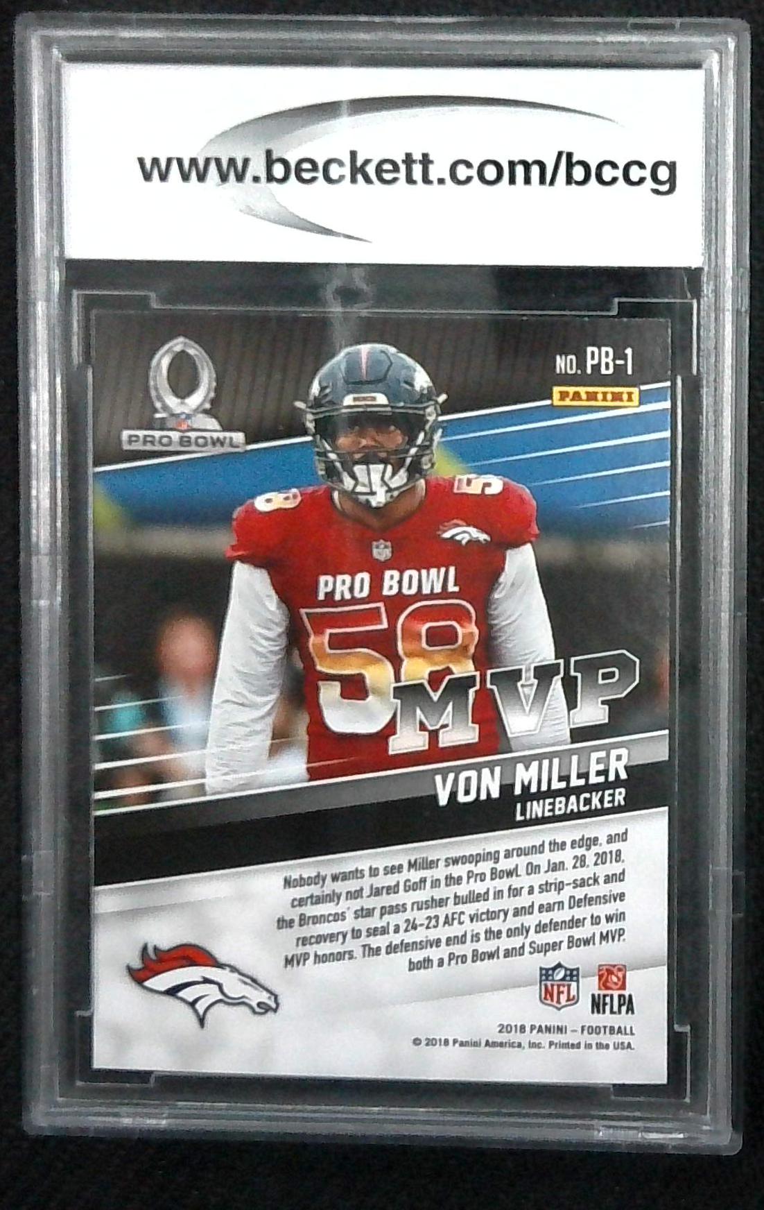 2018 Pro Bowl MVP Von Miller BCCG 10