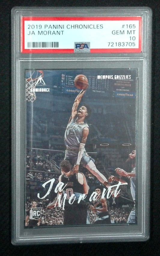 2019 Panini Chronicles Ja Morant #165 Luminance RC Rookie PSA 10