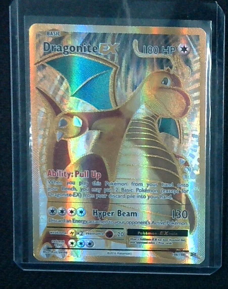 2016 Pokemon XY Evolutions Dragonite EX #106/108