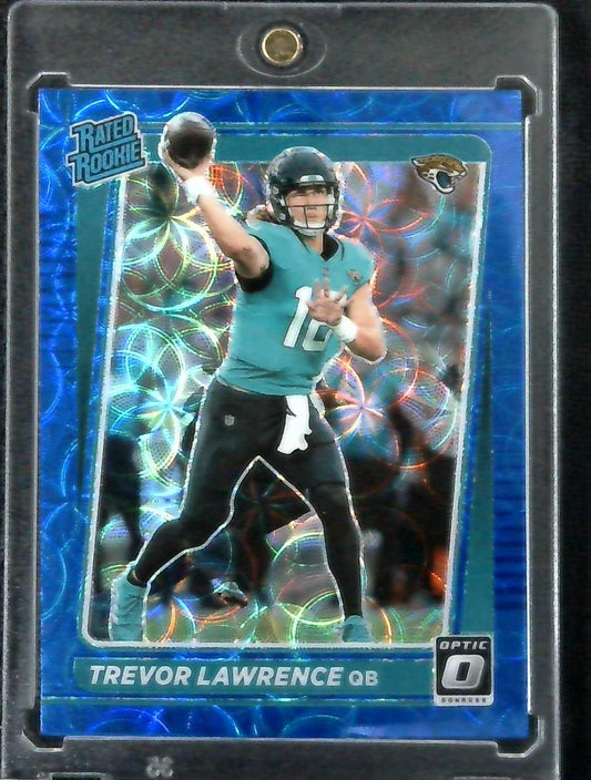 2021 Donruss Optic Trevor Lawrence Blue Scope Rated Rookie