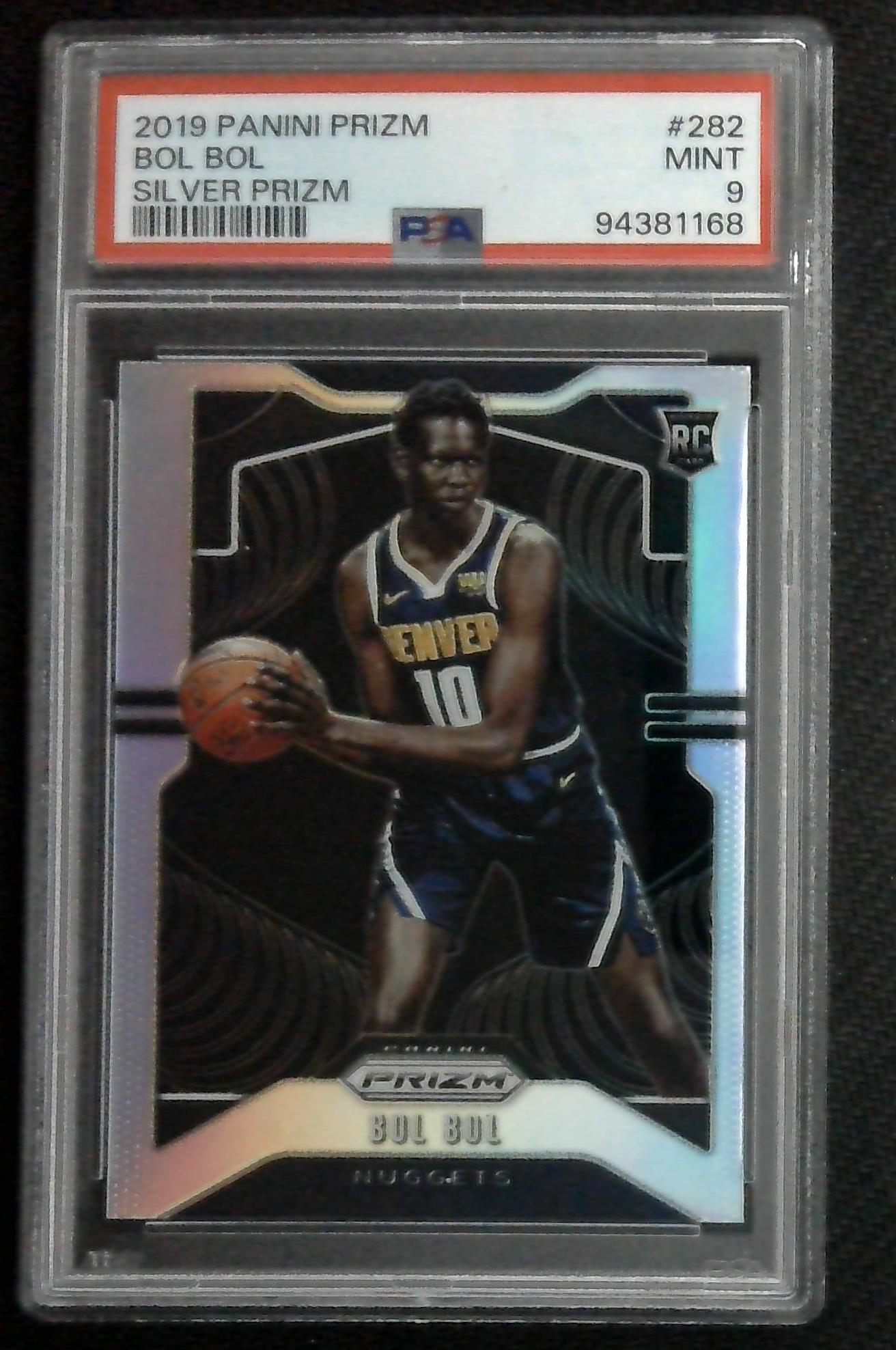 2019 Prizm Silver Bol Bol Rookie PSA 9