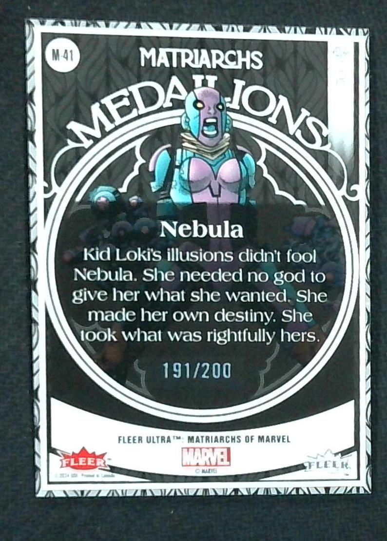 2024 Fleer Ultra Matriarchs of Marvel Nebula Medallions Gold /200 #M-41