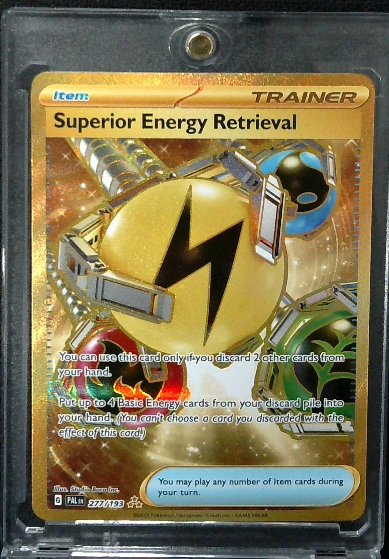 Pokemon TCG Superior Energy Retrieval Trainer 277/193