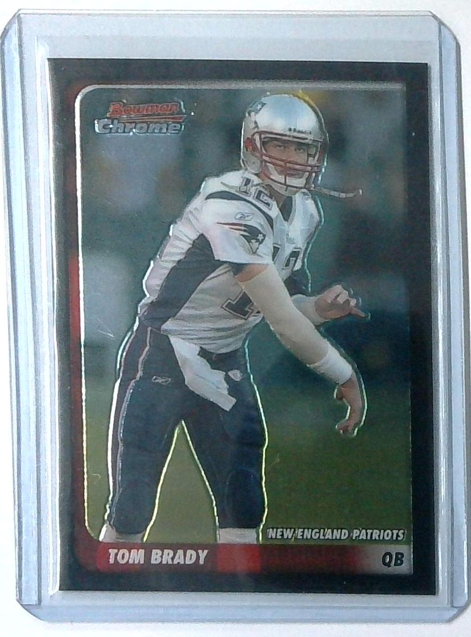 2003 Bowman Chrome Tom Brady #14 New England Patriots