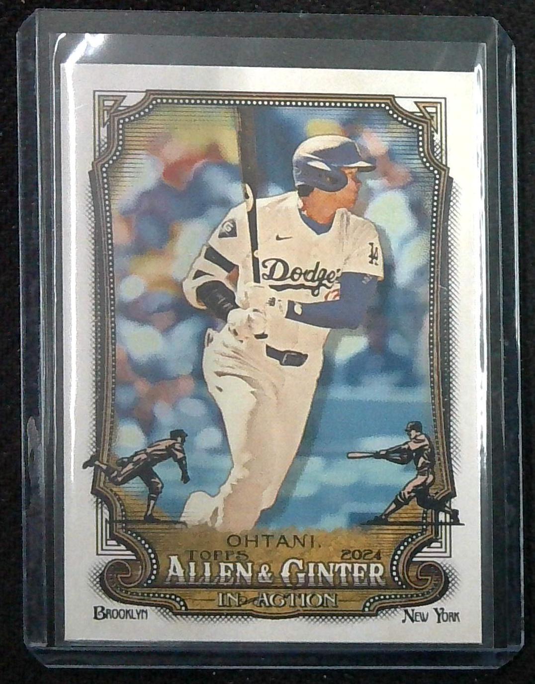 SHOHEI OHTANI 2024 TOPPS ALLEN & GINTER IN ACTION SP DODGERS