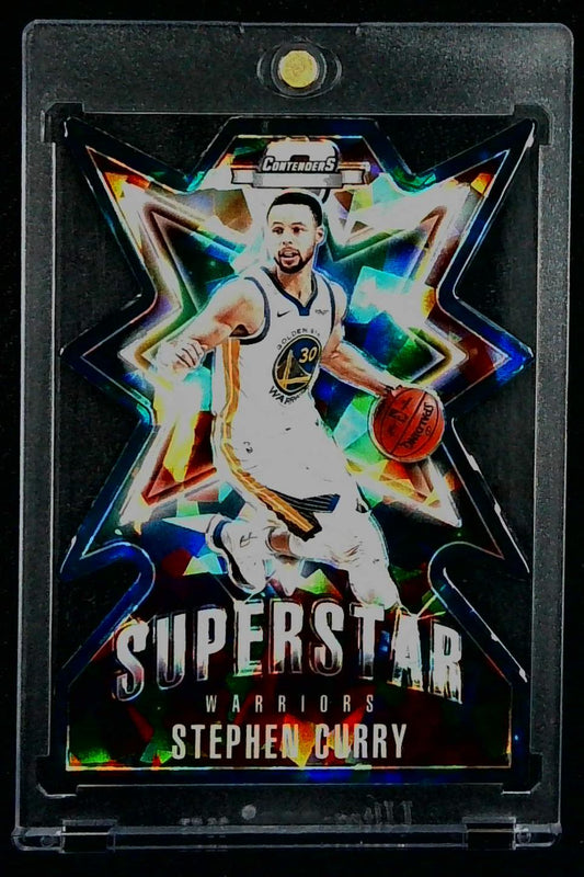 2018-19 Panini Contenders Optic - Superstar Die-Cut Prizm #1 Stephen Curry