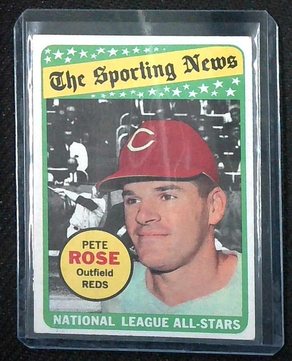 1969 Topps - The Sporting News All Star Selection #424 Pete Rose