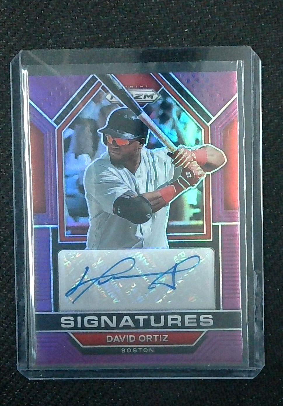 2023 Panini Prizm David Ortiz Purple Auto 21/99