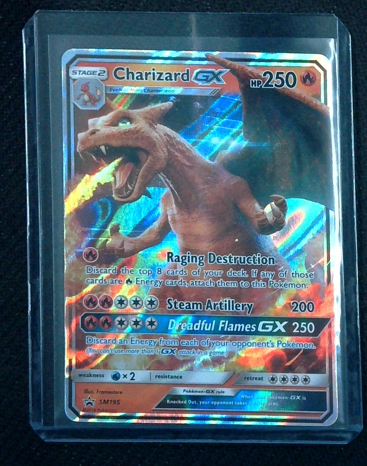 Pokémon Charizard GX Promo SM195