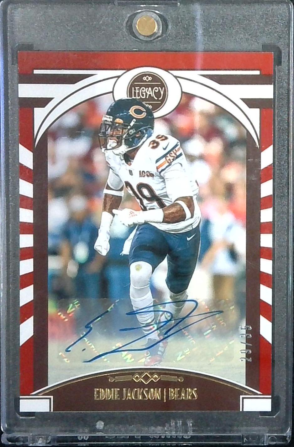 2020 Legacy Eddie Jackson Auto Red /35