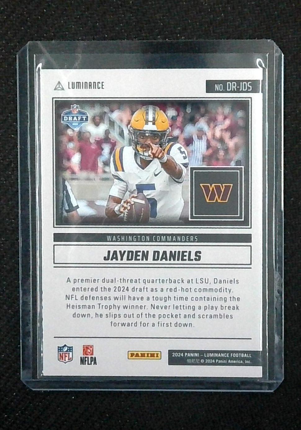 2024 Luminance Jayden Daniels Dynamic Rookies RC #DR-JDS Commanders