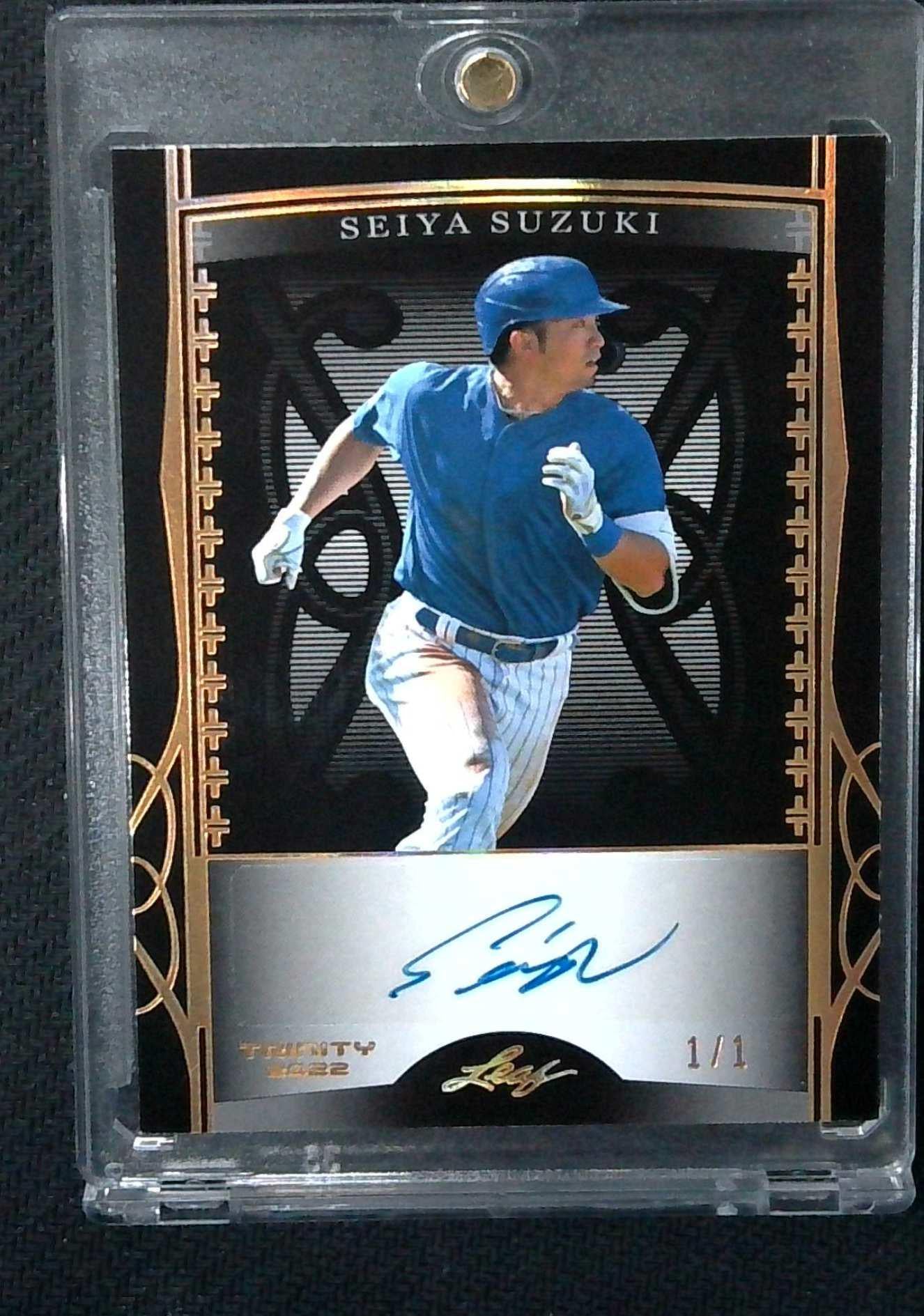 2022 Leaf Trinity Seiya Suzuki Auto 1/1