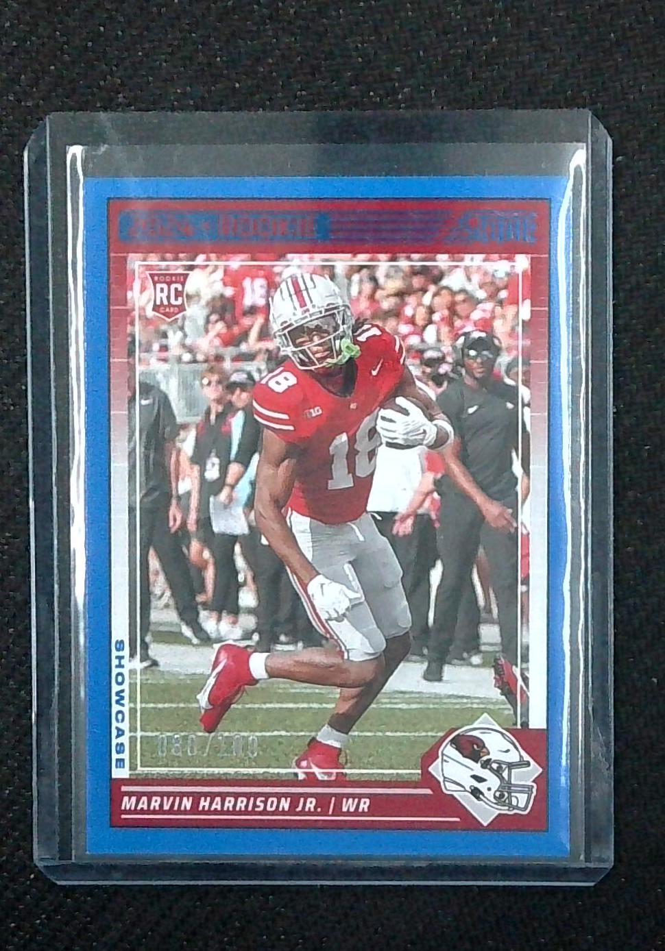 2024 Score Football Marvin Harrison Jr. Showcase /100 Ohio State Buckeyes