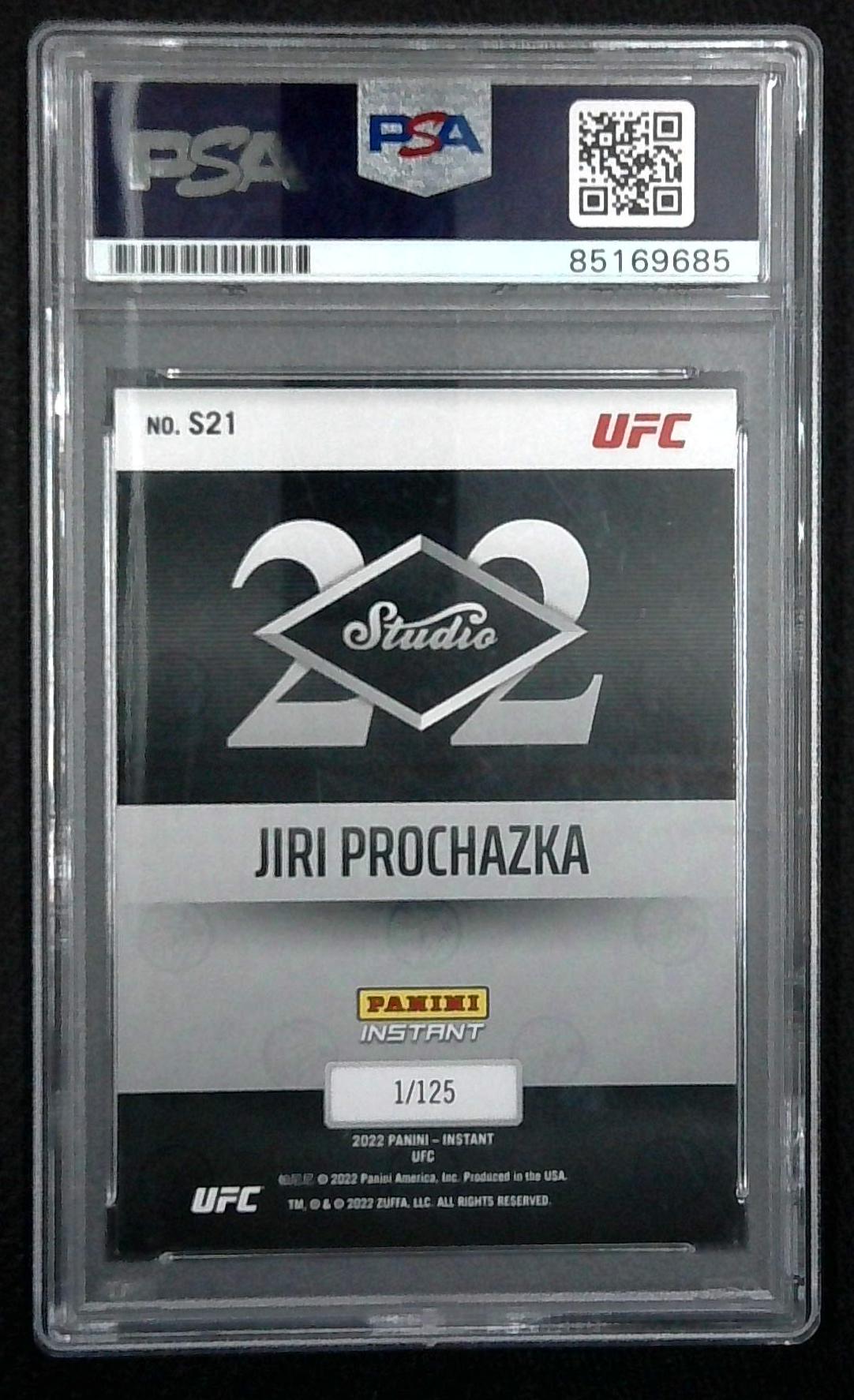 Panini Instant Studio Jiri Prochazka /125 Signed Auto PSA Authentic
