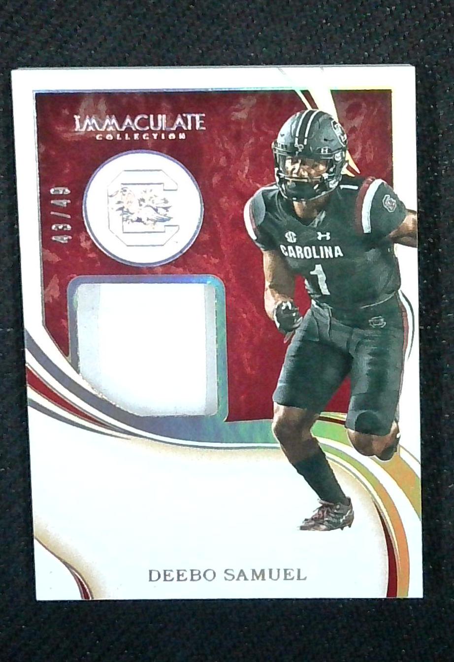 2020 Immaculate Colligate Deebo Samuel Helmet Relic /49