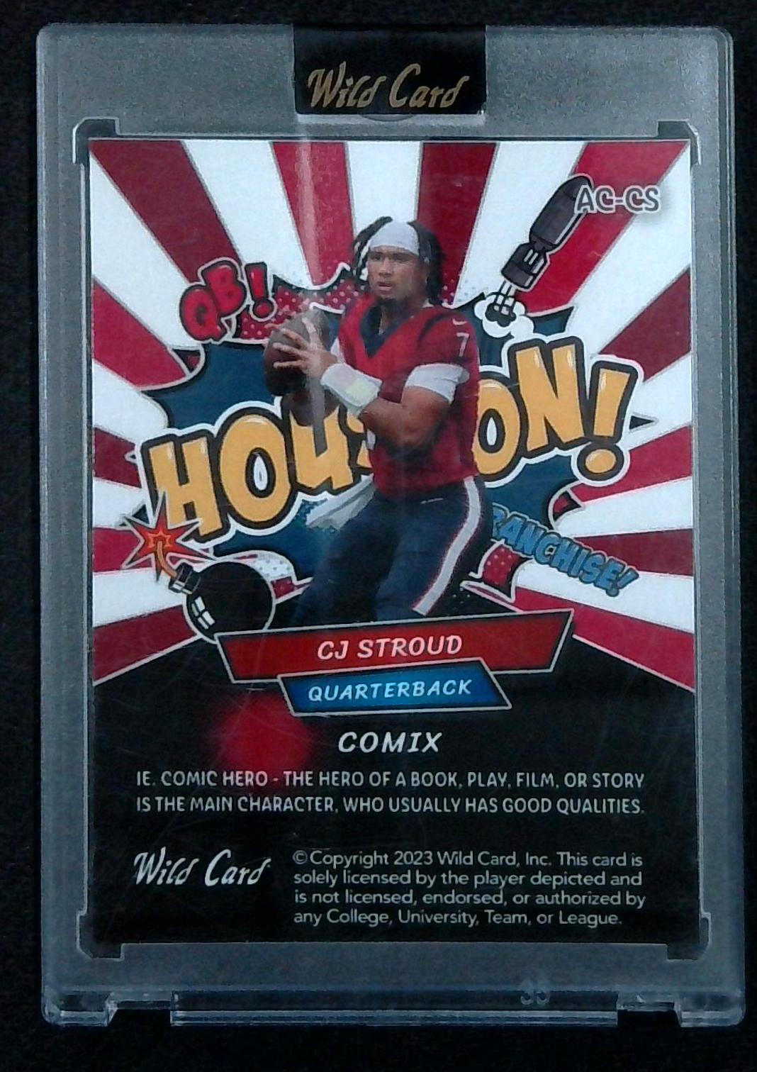 2023 Wild Card Alumination CJ Stroud Rookie /40