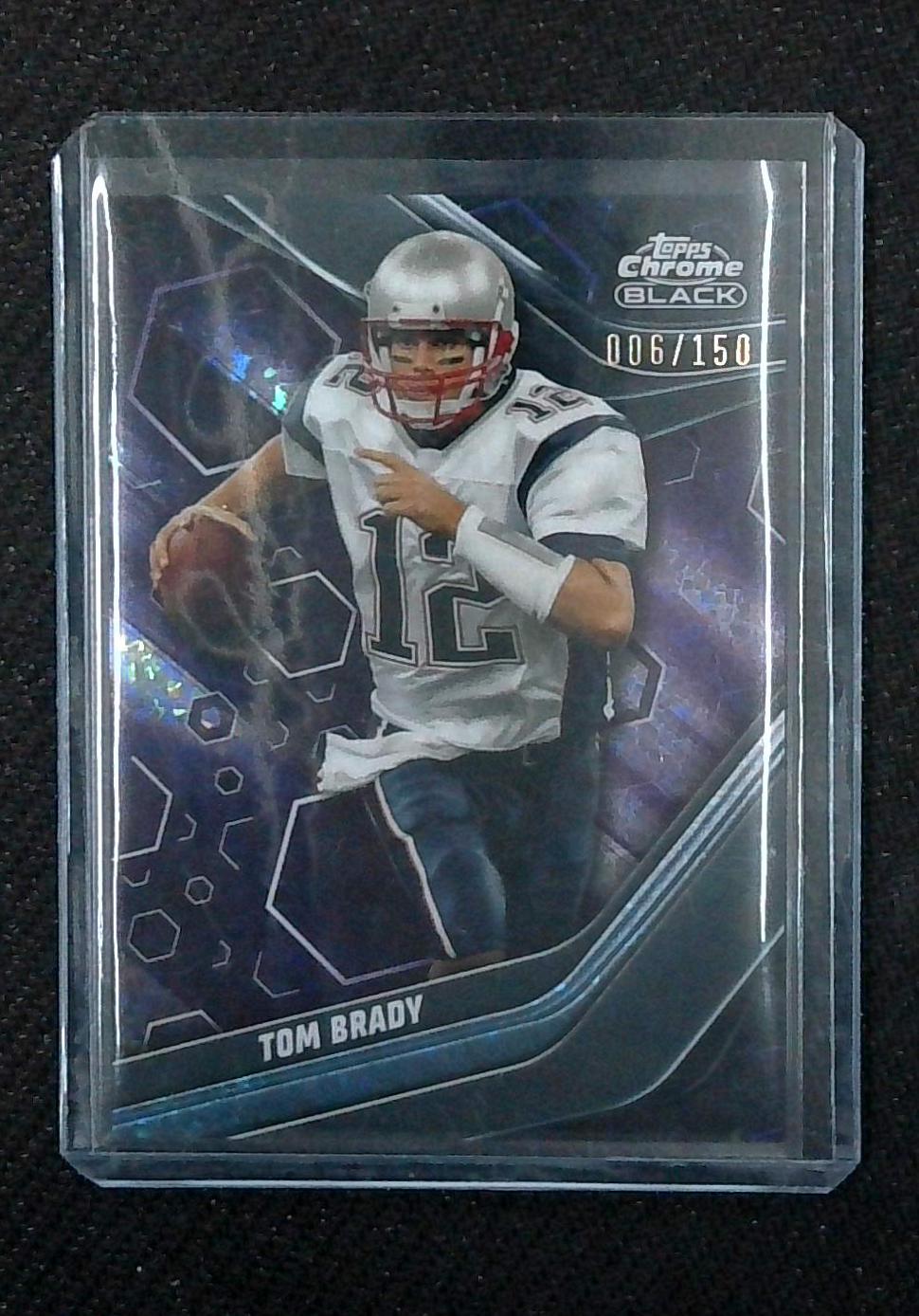 2023 Topps Composite Tom Brady Chrome Black Purple Mini Diamond Refractor #/150