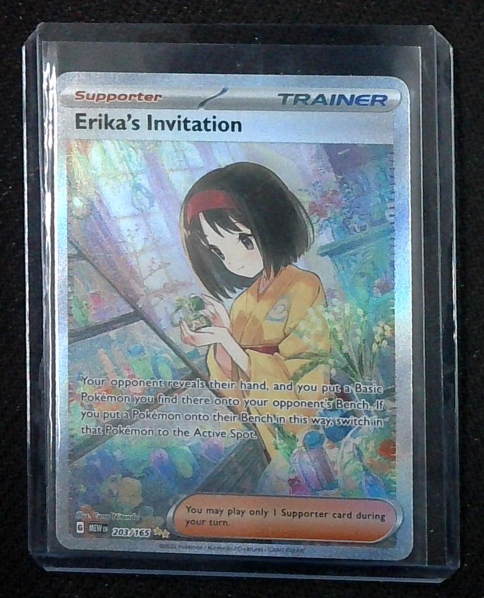 Erika's Invitation 203/165 Scarlet & Violet 151 Pokémon Card