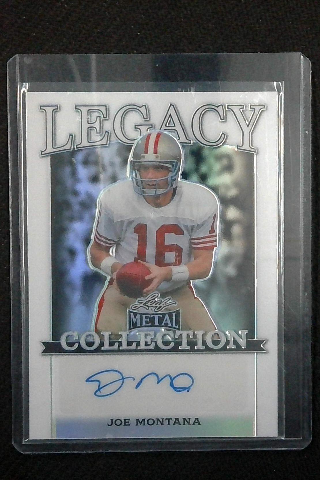2024 Leaf Metal Legacy Collection Joe Montana Auto 1/2