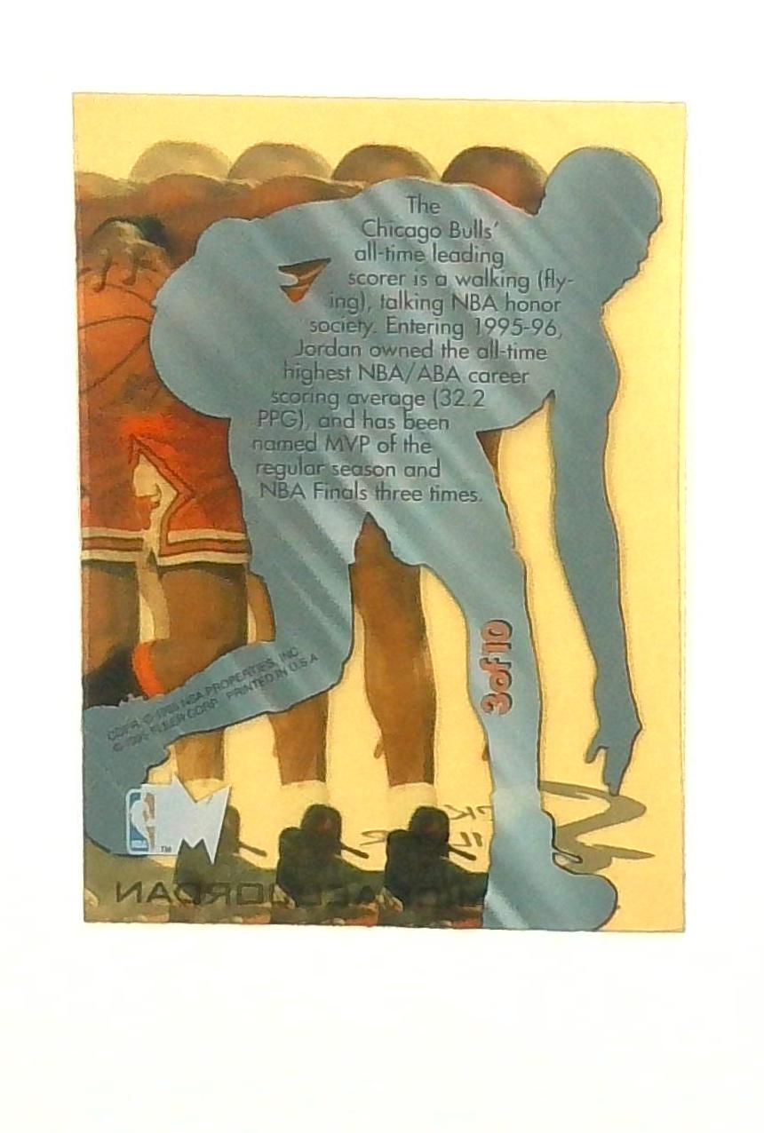 1995-96 Fleer Metal Michael Jordan #3 Slick Silver Chicago Bulls