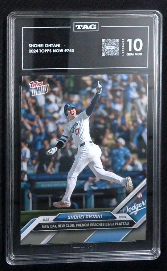 2024 Topps Now #743 Shohei Ohtani 53/53 TAG 10