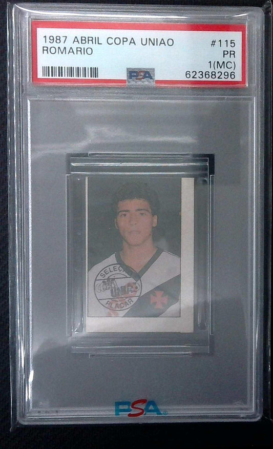 1987 Abril Copa Uniao Romario #115 PSA 1 (MC)