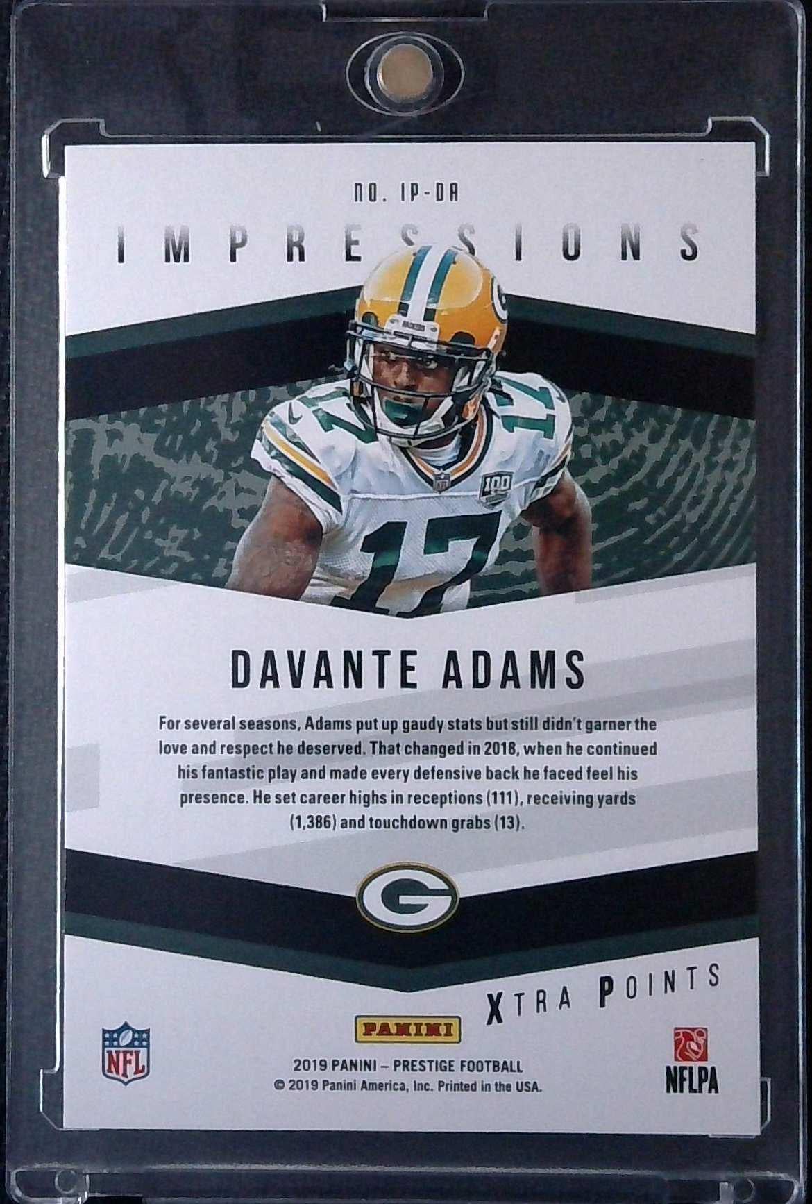2019 Prestige Impressions Davante Adams /50 Packers