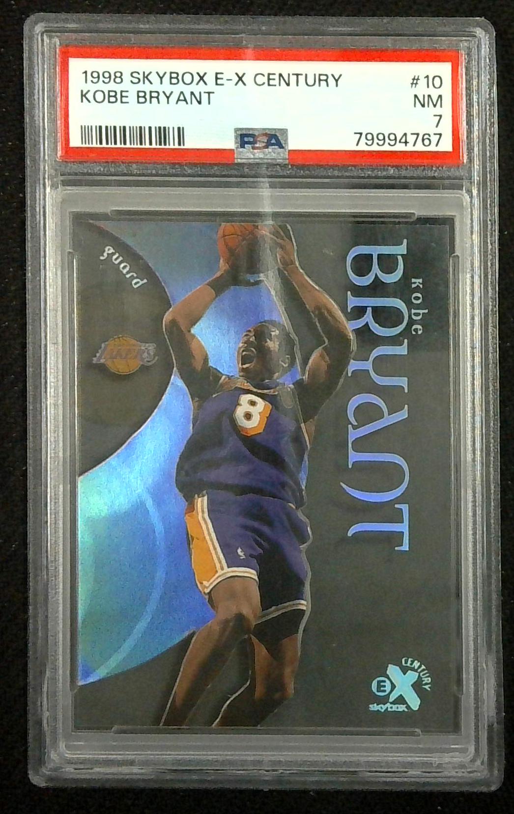 1998 Skybox E-X Century Kobe Bryant #10 PSA 7