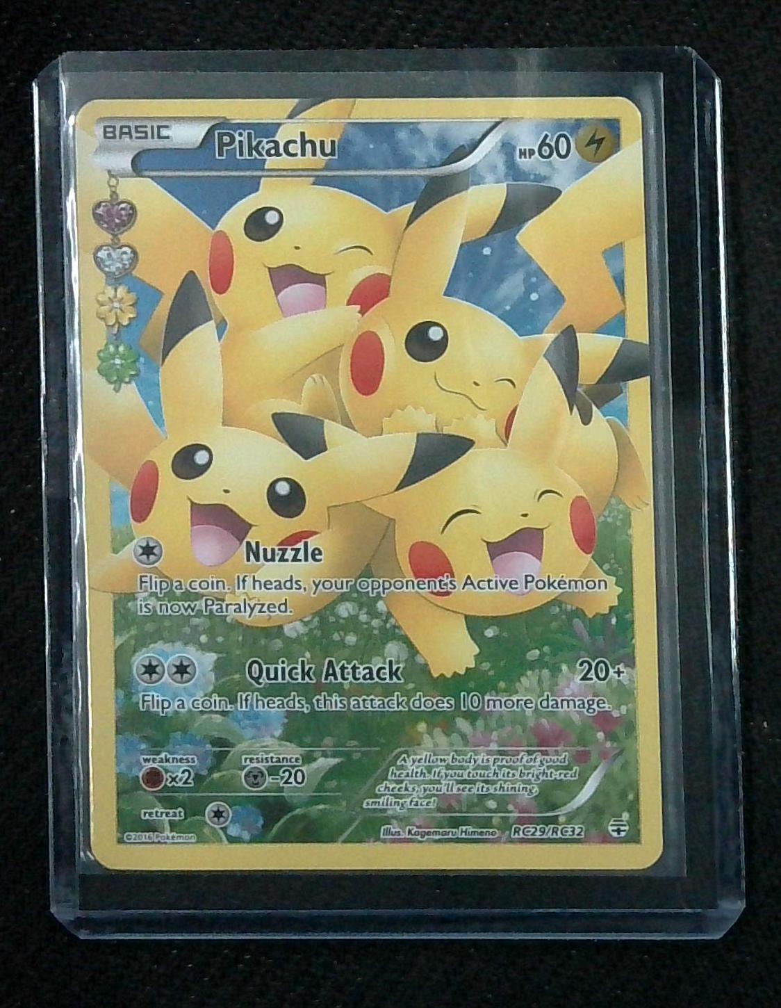 Pikachu Full Art RC29/RC32 Ultra Rare Generations Pokemon TCG