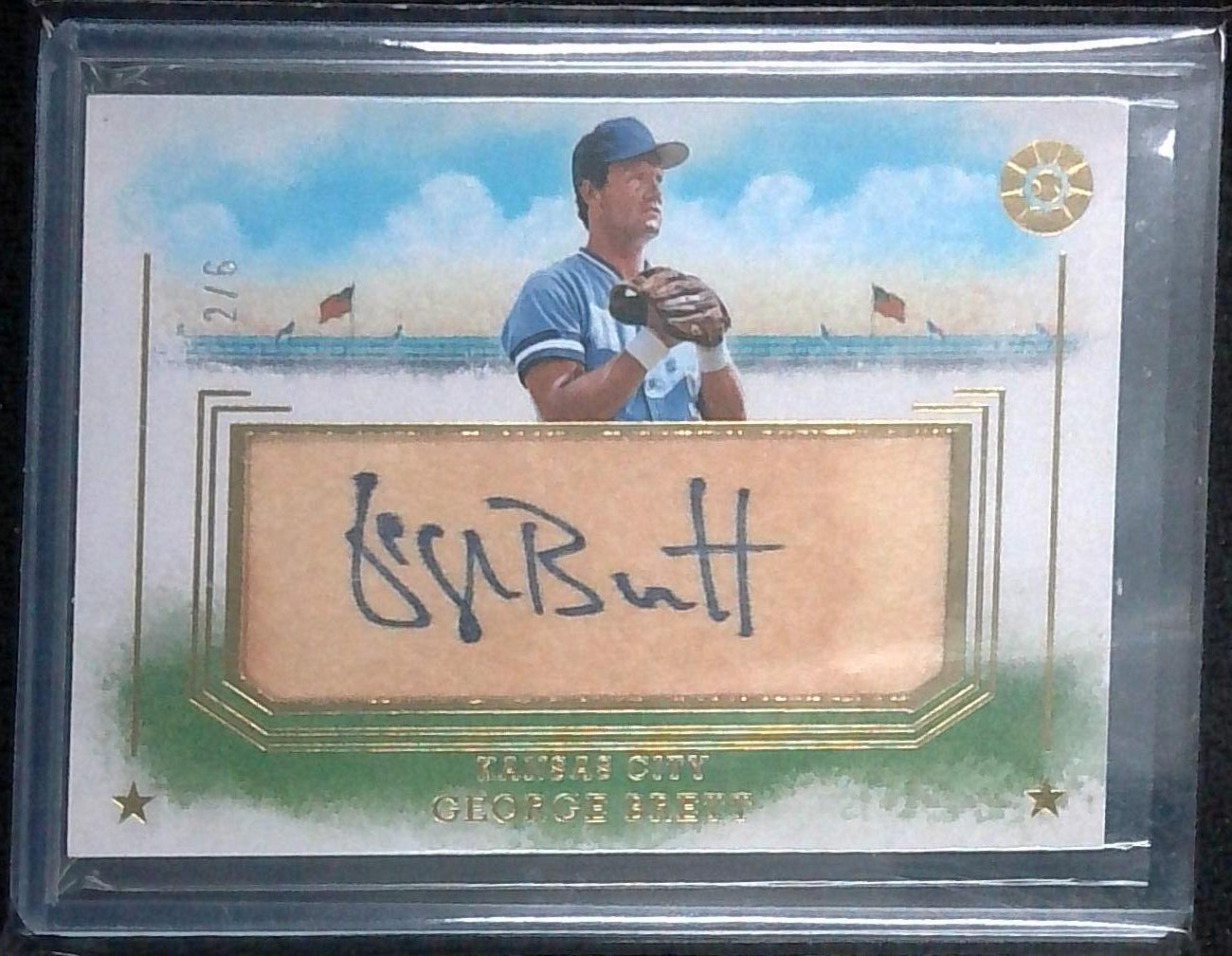 2024 Panini Boys Of Summer George Brett Bat Auto #'d 2/6