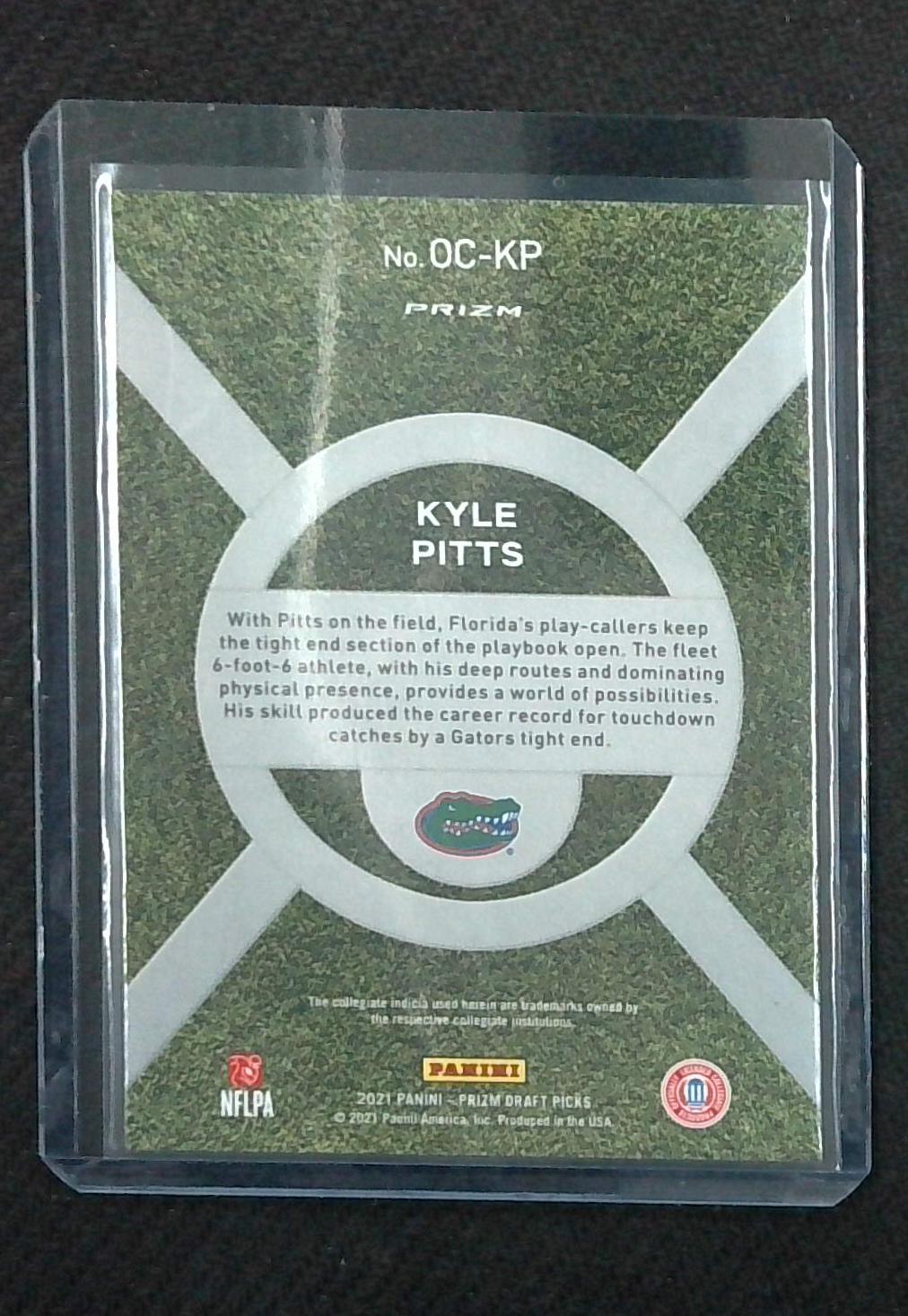 Kyle Pitts 2021 Panini Prizm Draft Picks On Campus Prizm SP Rookie RC #OC-KP