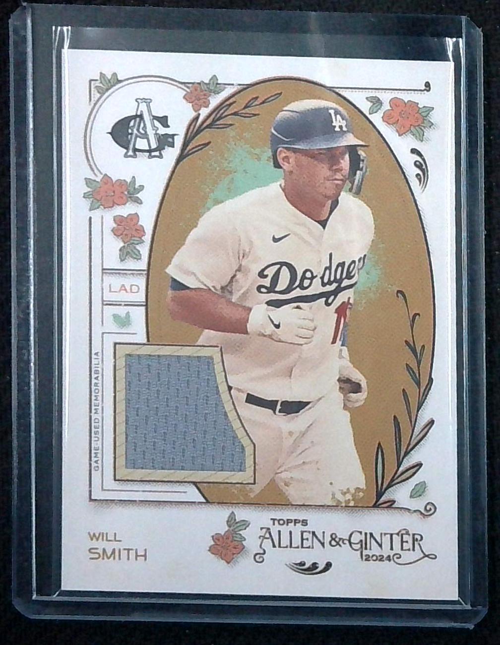 2024 Topps Allen & Ginter #AGR-WS Will Smith Grey Jersey Relic