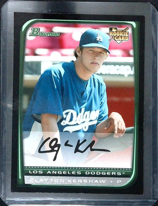 2008 Bowman Clayton Kershaw Rookie Dodgers