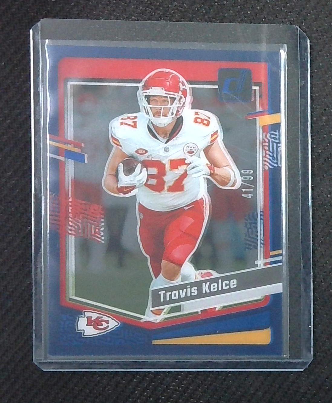 Travis Kelce - /99 - 2023 Clearly Donruss - Kansas City Chiefs - #26