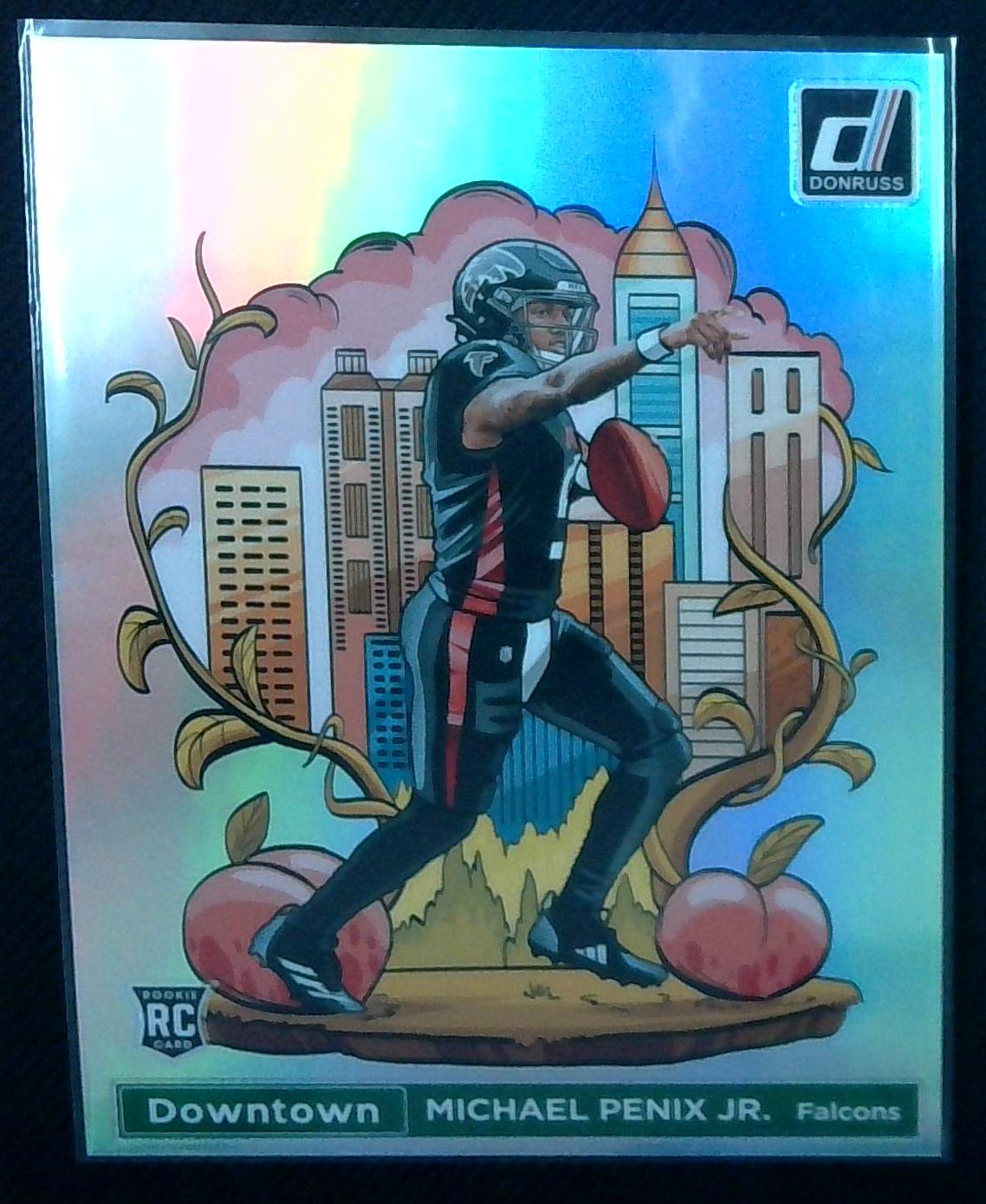 MICHAEL PENIX JR 2024 Donruss Optic OVERSIZED DOWNTOWN Jumbo Rookie Card