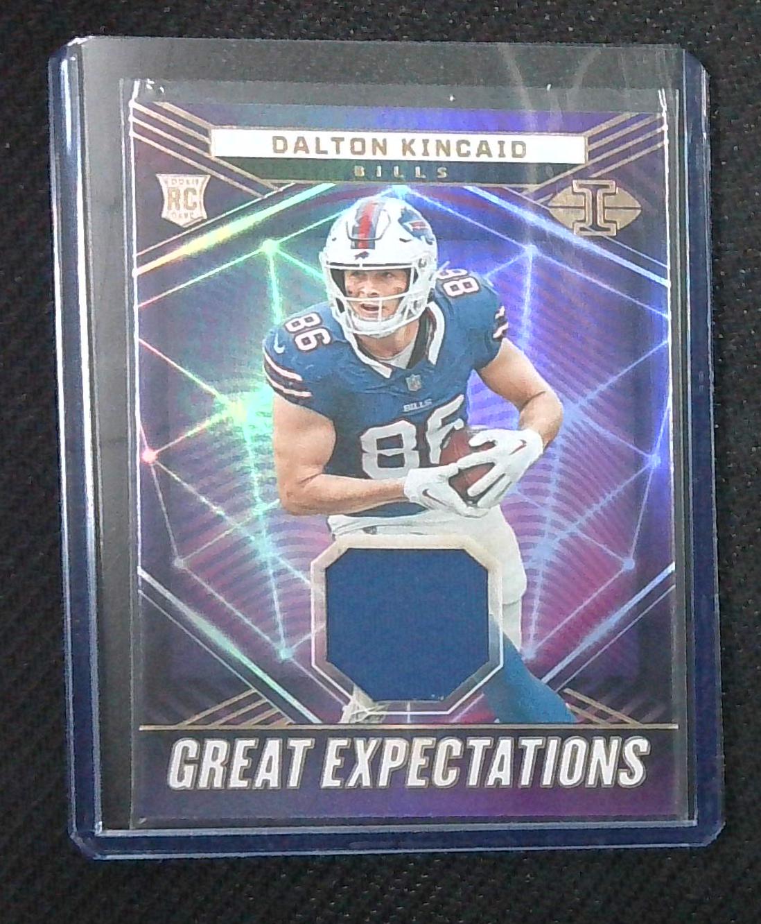 2023 Illusions Great Expectations Dalton Kincaid Rookie Patch Relic Bills