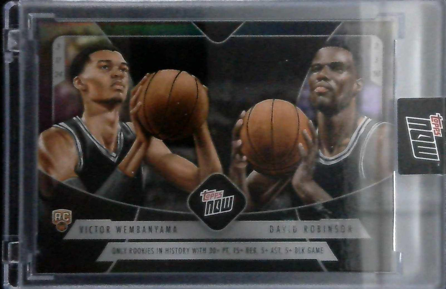 2024 Topps Now Victor Wembanyama Rookie / David Robinson