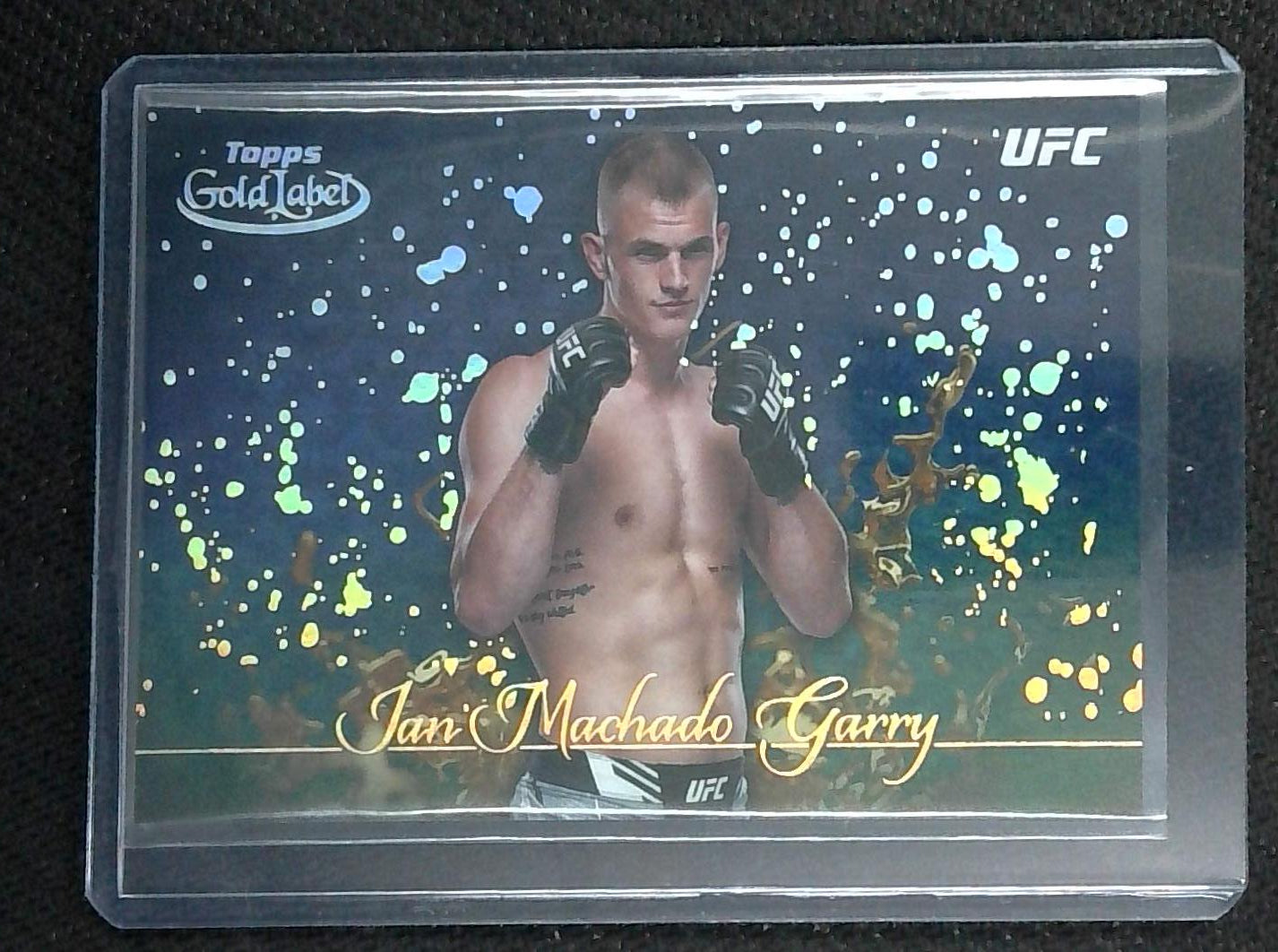 2024 Topps Gold Label UFC Ian Machado Garry Gold Splatter SSP #GSP-15 Case Hit