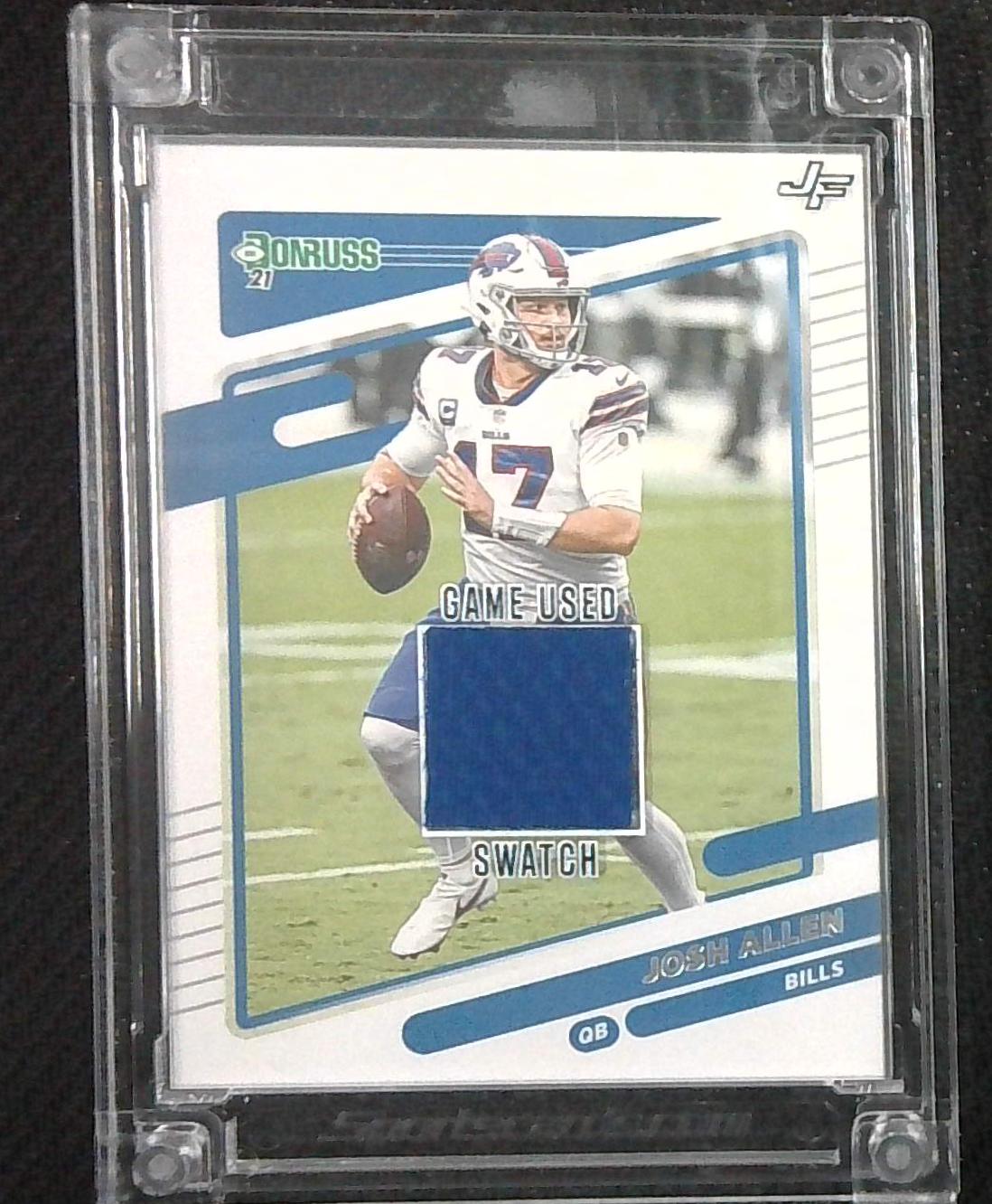 JOSH ALLEN JERSEY FUSION 2022 FOOTBALL NFL BILLS GAME USED PATCH