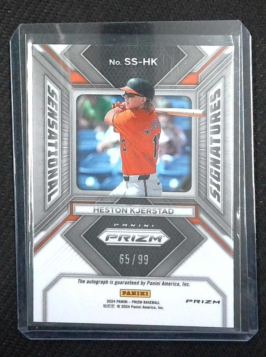 Heston Kjerstad (RC) 2024 Panini Prizm Sensational Signatures Red /99 Auto