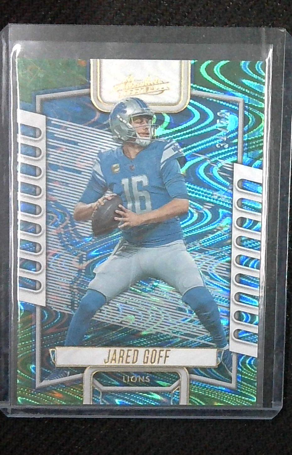 2023 Absolute Green Waves #31 Jared Goff /50